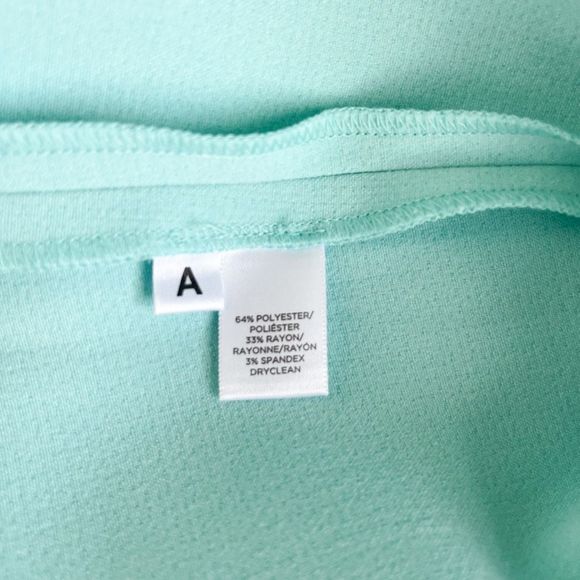 Loft 00P Baby Blue Scalloped Sleeveless Knee Length Dress - Picture 12 of 12